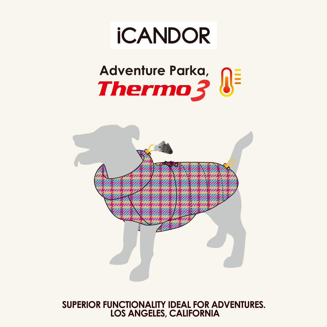 サーモ3、エディンバラチェック_ブラック＆ホワイト