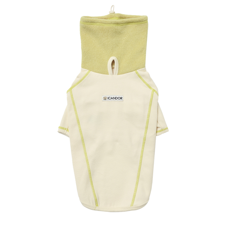 ポーラーツイード、スヌードトップ_クリーム