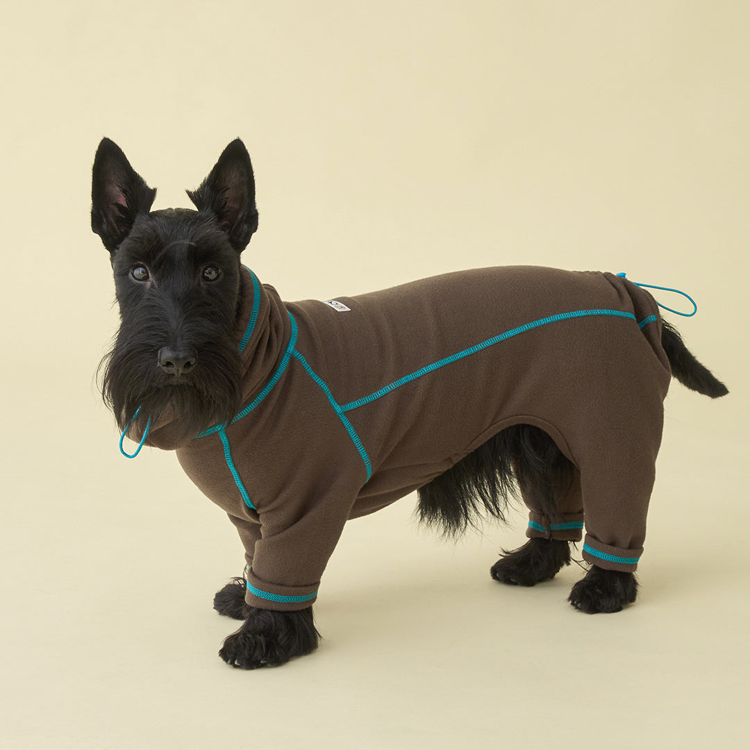 Polar Tweed, Snood Suit_Brown