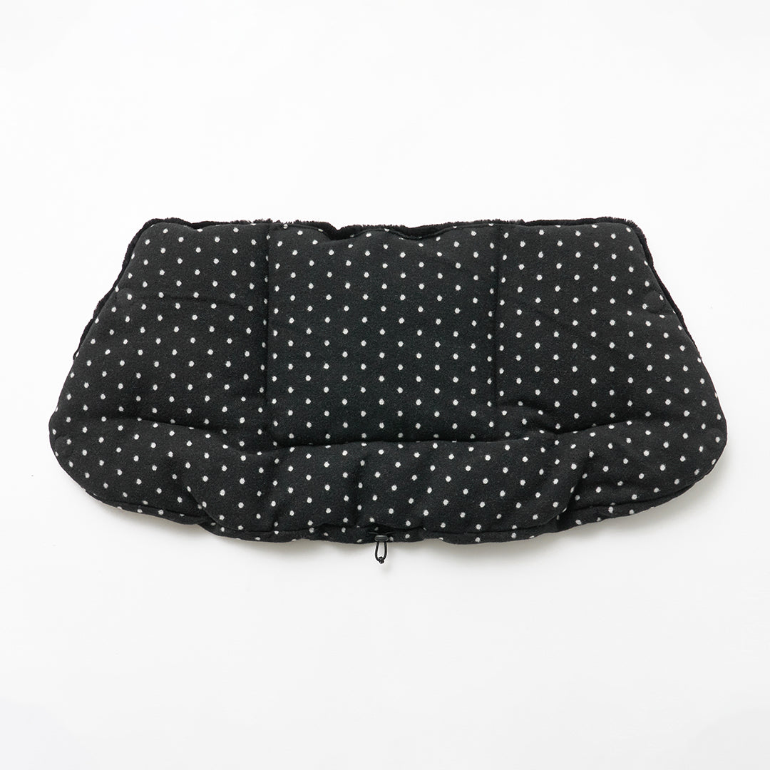 Urban Shield Cushion in Polka Dot: back view
