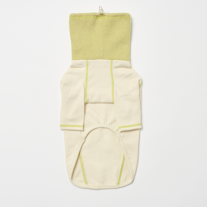 ポーラーツイード、スヌードトップ_クリーム