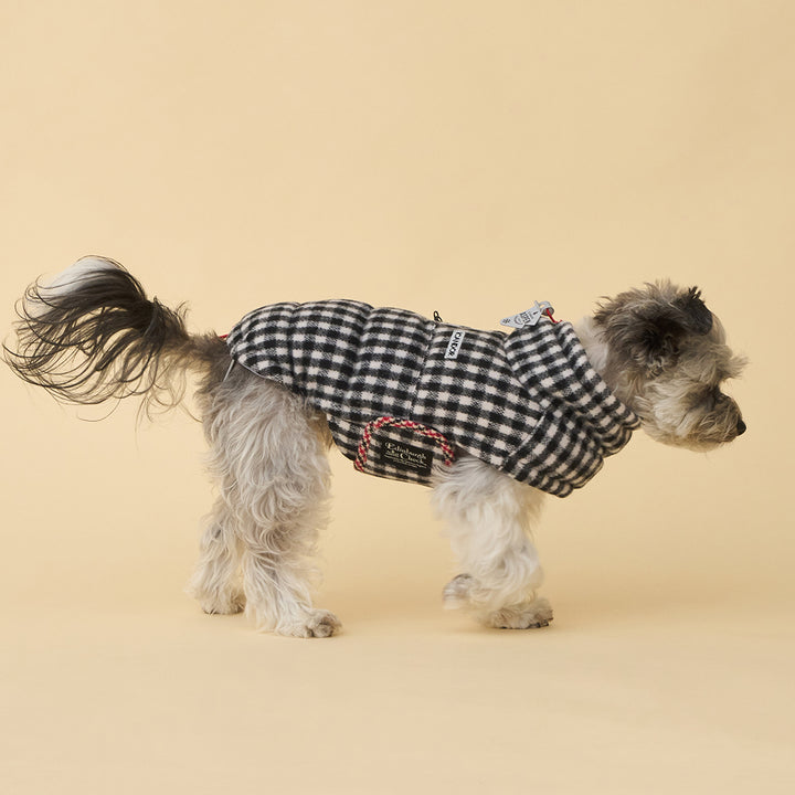 サーモ3、エディンバラチェック_ブラック＆ホワイト