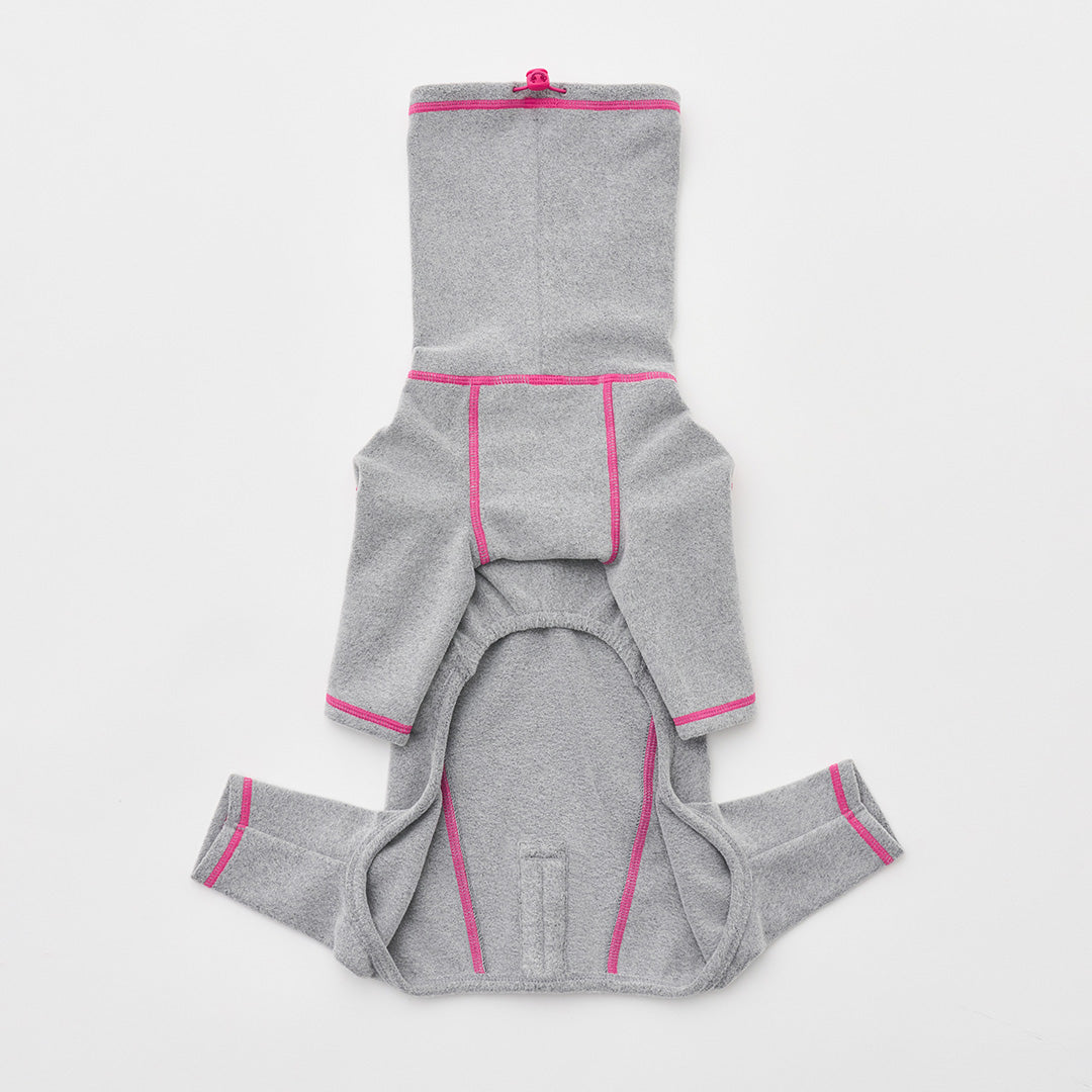 Polar Tweed, Snood Suit_Melange Gray