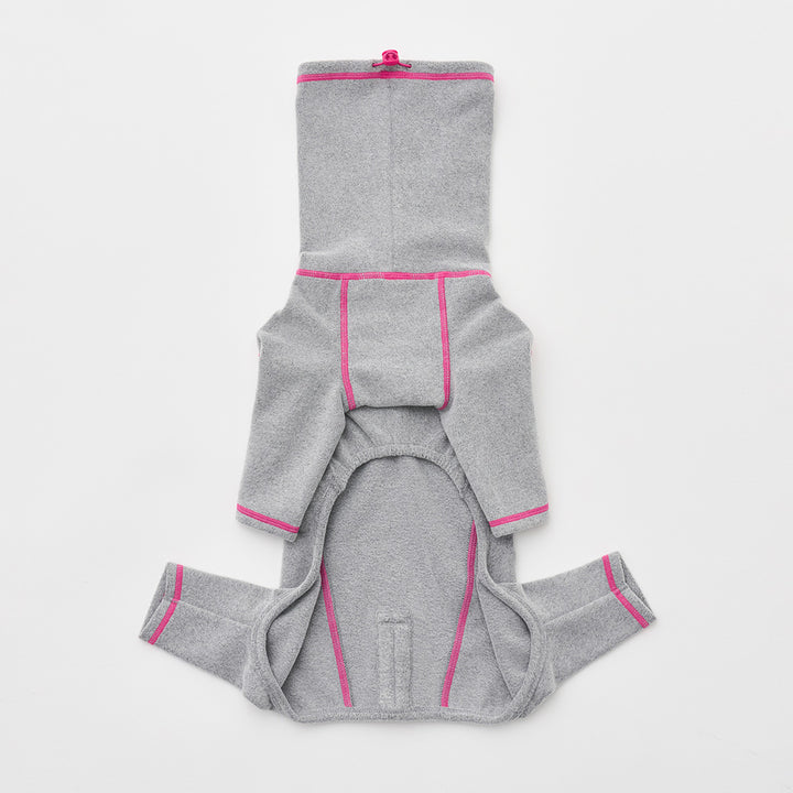 Polar Tweed, Snood Suit_Melange Gray