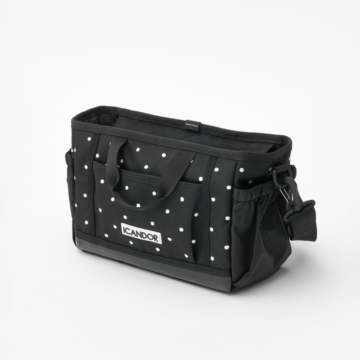 Urban Stroll Bag in Polka Dot: three-quarter view