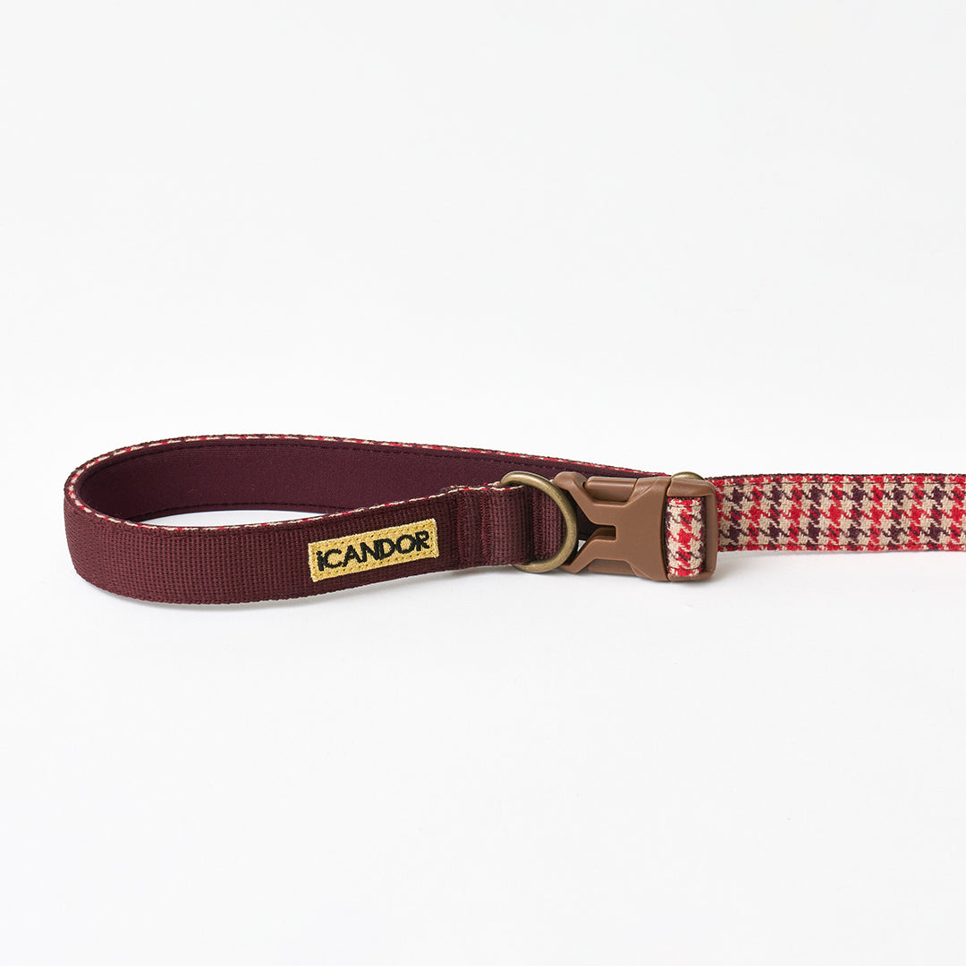 Gentle Leash Bolt_Edinburgh Check Red