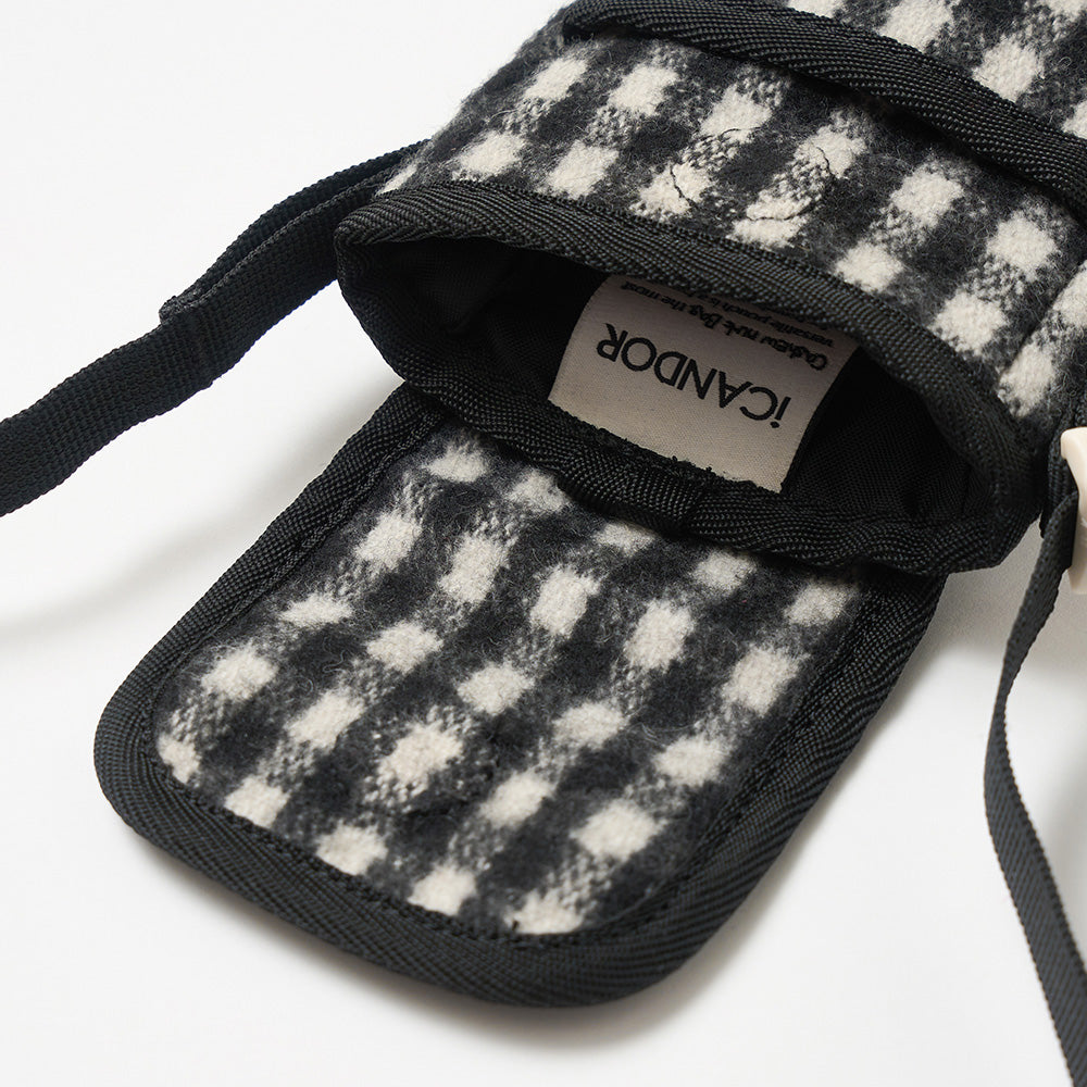 Edinburgh Check Cashew Nut Bag