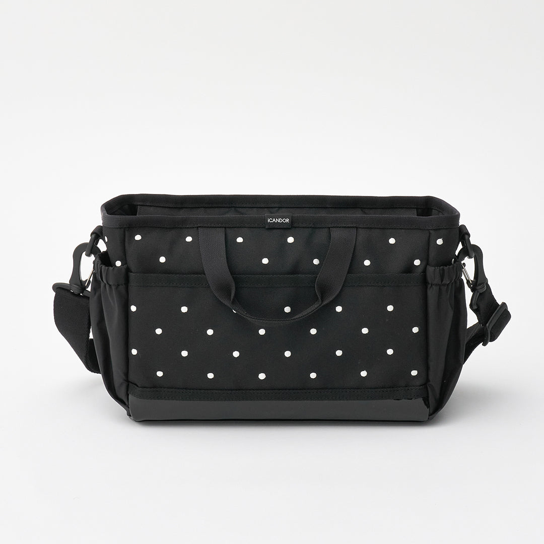 Urban Stroll Bag in Polka Dot: back view