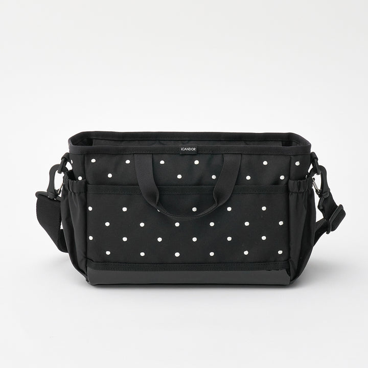 Urban Stroll Bag in Polka Dot: back view