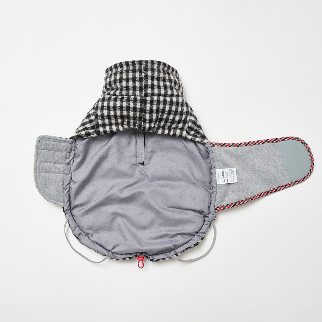 サーモ3、エディンバラチェック_ブラック＆ホワイト