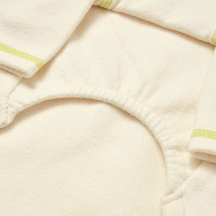 ポーラーツイード、スヌードトップ_クリーム