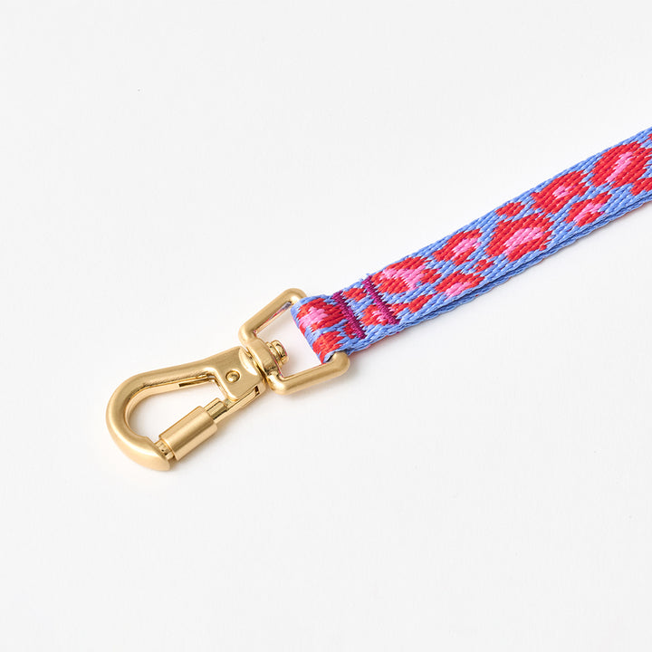 Gentle Leash Bolt, 1.6m(15mm)_Leopard Lavender Blue