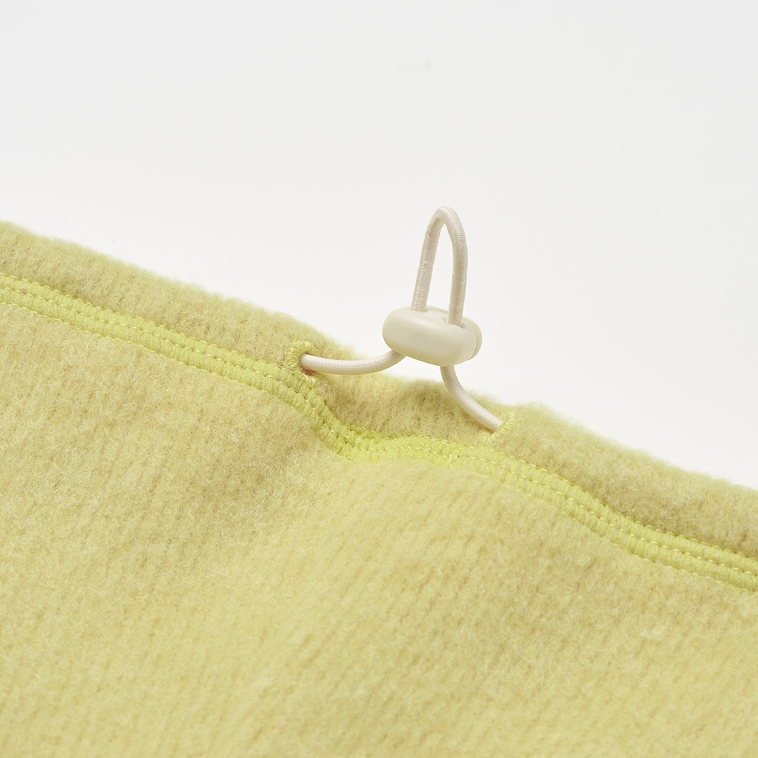 ポーラーツイード、スヌードトップ_クリーム