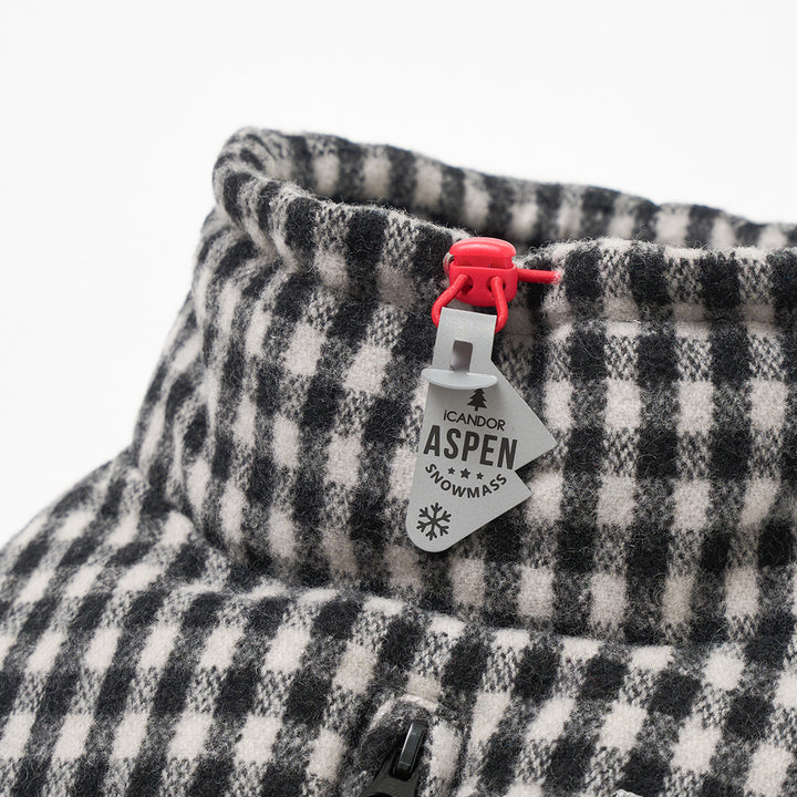 サーモ3、エディンバラチェック_ブラック＆ホワイト