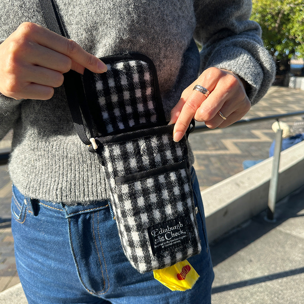 Edinburgh Check Cashew Nut Bag