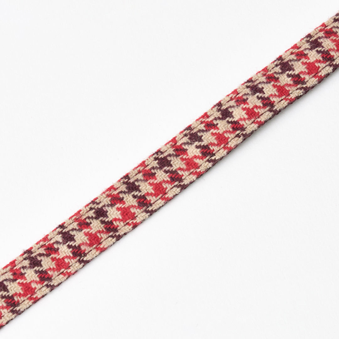 Gentle Leash Bolt, 1.6m(15mm)_Edinburgh Check Red
