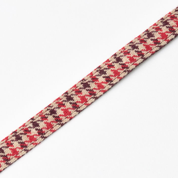 Gentle Leash Bolt, 1.6m(15mm)_Edinburgh Check Red