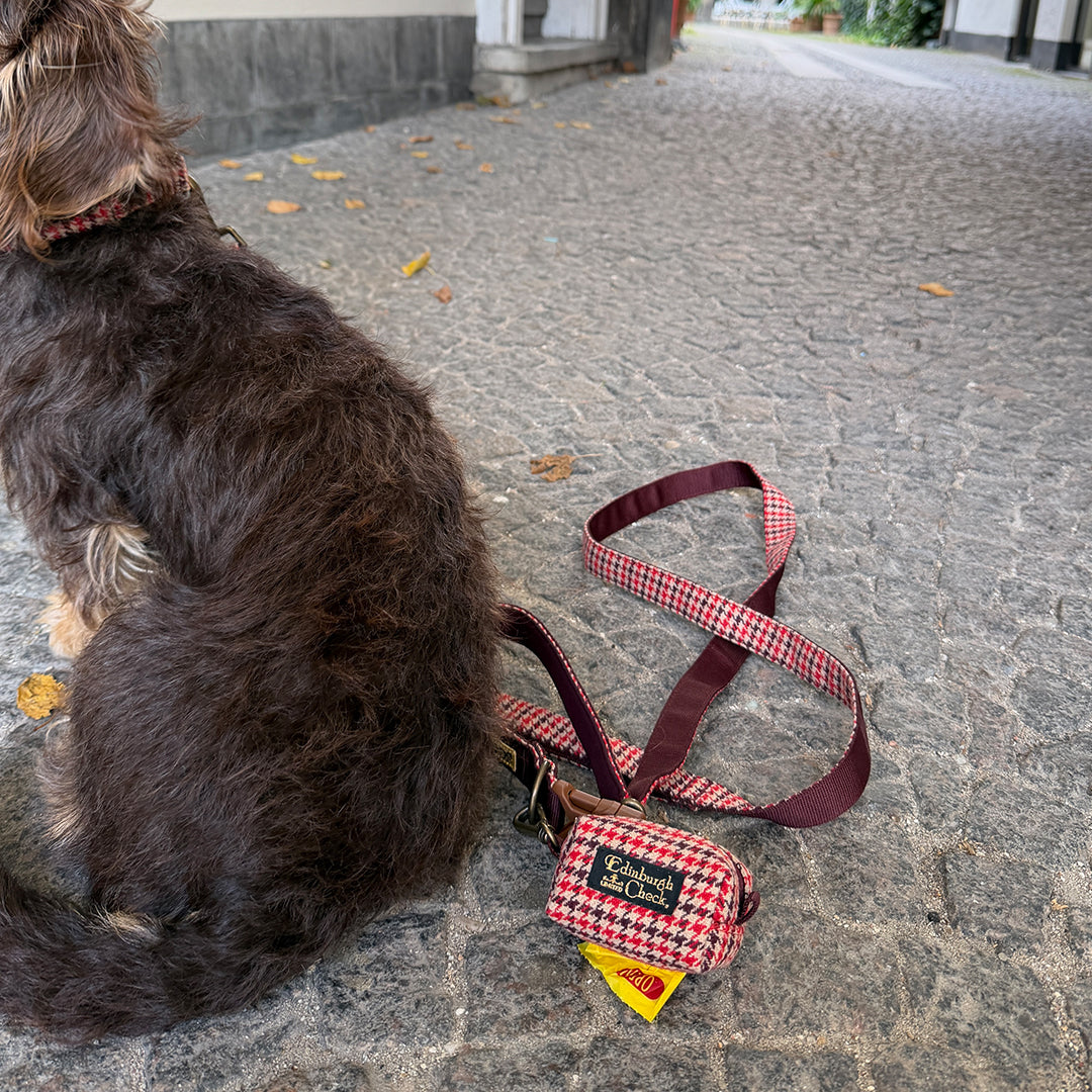 Gentle Leash Bolt_Edinburgh Check Red