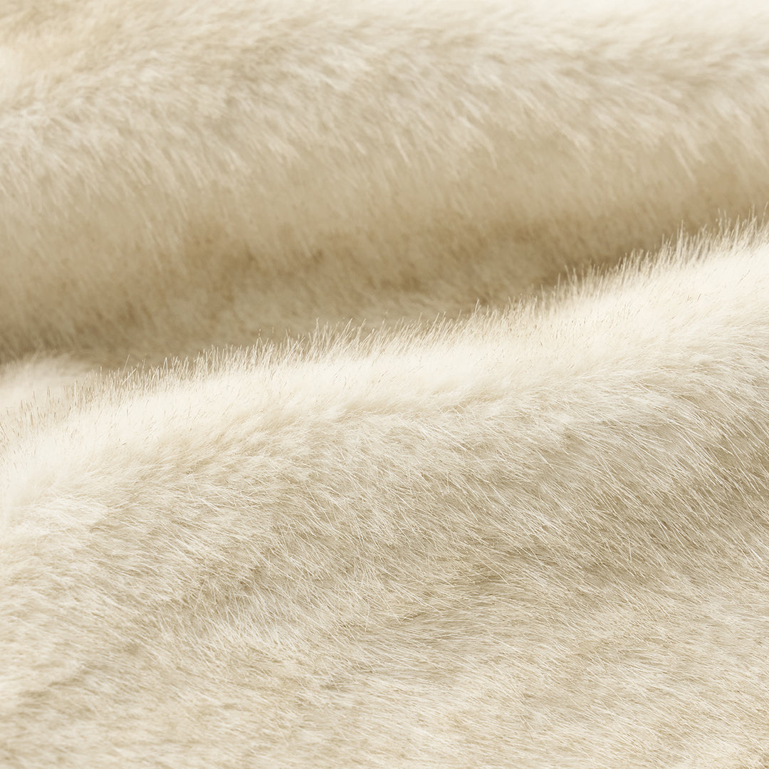 Snuggle Nest: eco-fur texture, close-up