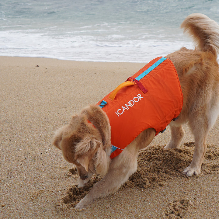 Pawsaver Life Jacket_Red Orange