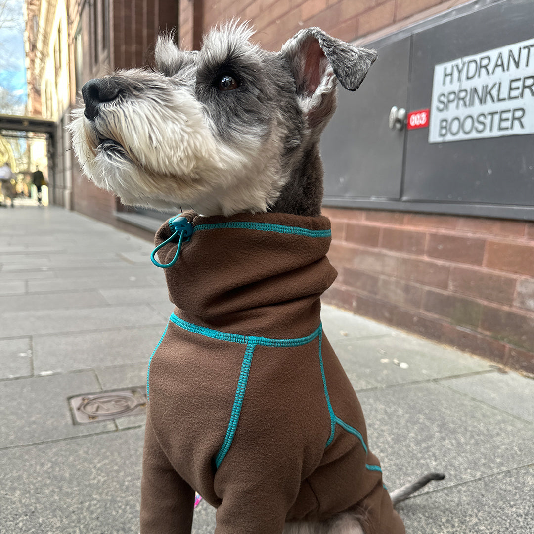 Polar Tweed, Snood Suit_Brown