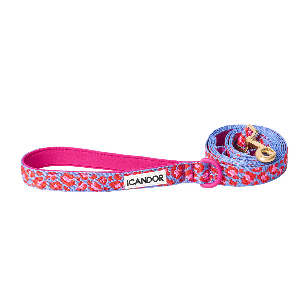 Gentle Leash_Leopard Lavender Blue