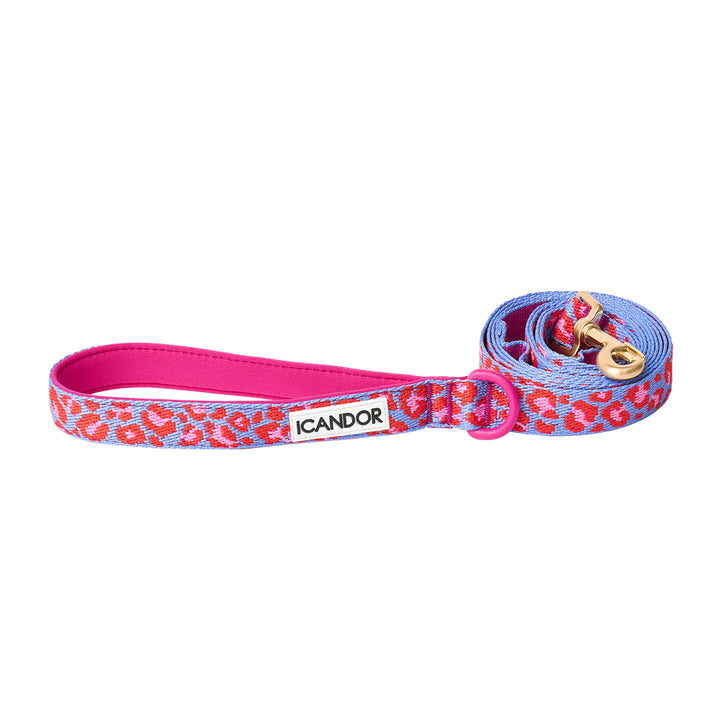 Gentle Leash_Leopard Lavender Blue