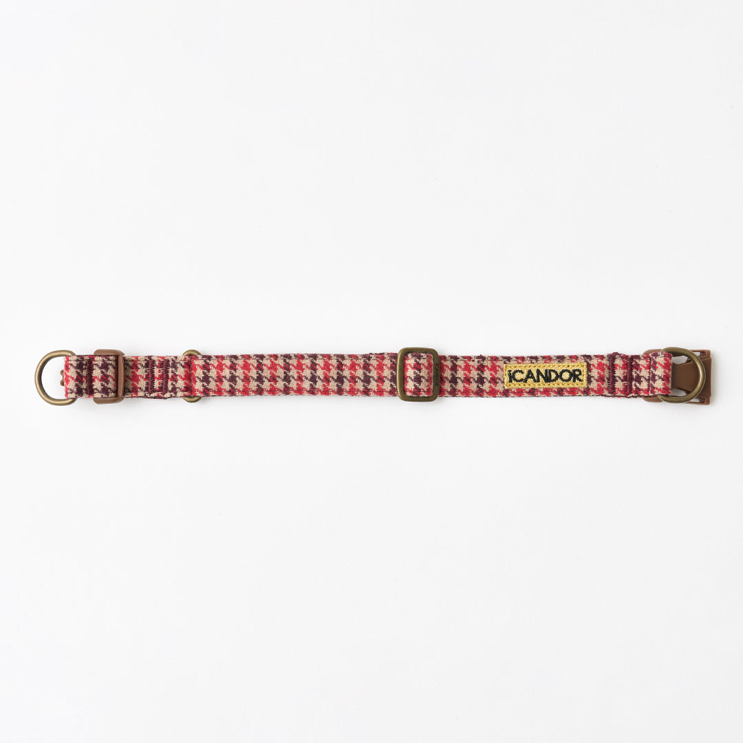 Gentle Collar Dual_Edinburgh Check Red