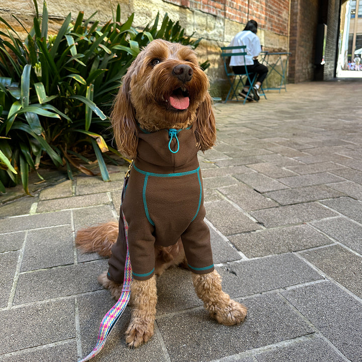 Polar Tweed, Snood Suit_Brown