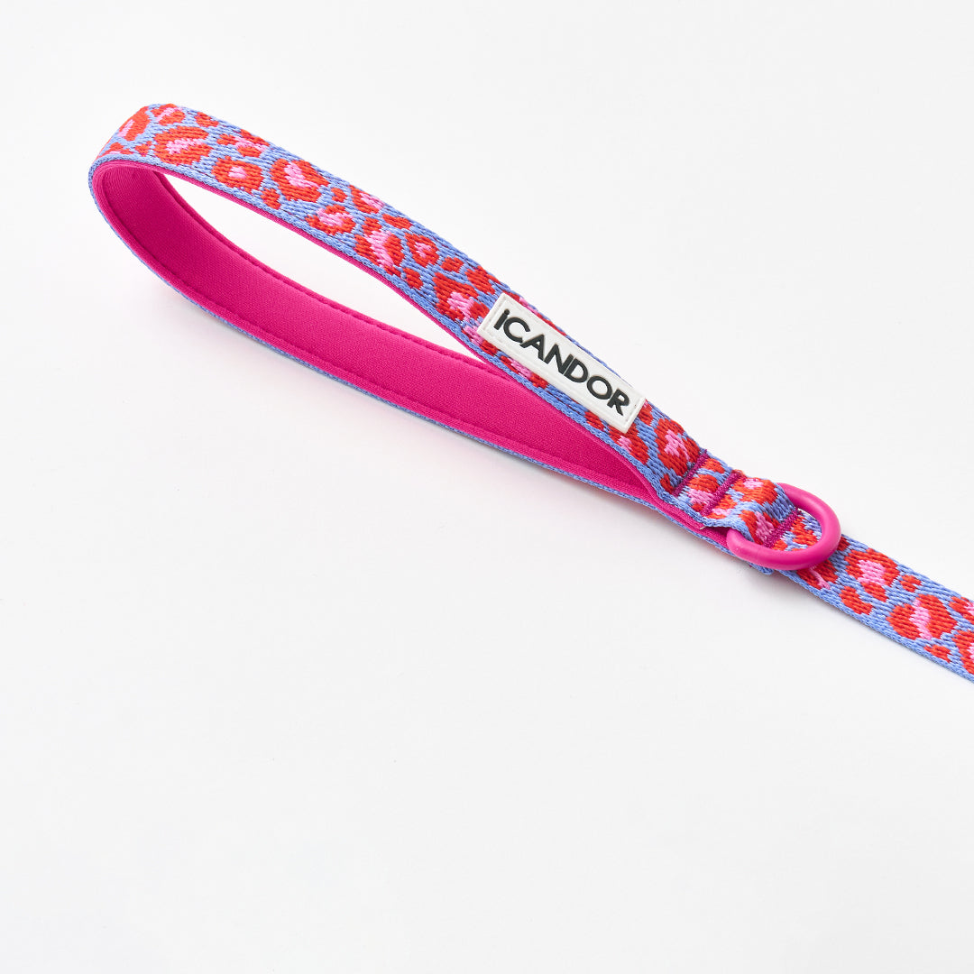 Gentle Leash_Leopard Lavender Blue