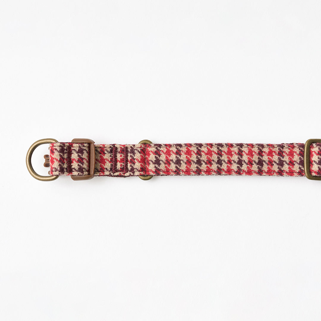 Gentle Collar Dual_Edinburgh Check Red