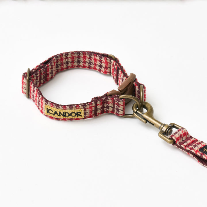 Gentle Collar Dual_Edinburgh Check Red