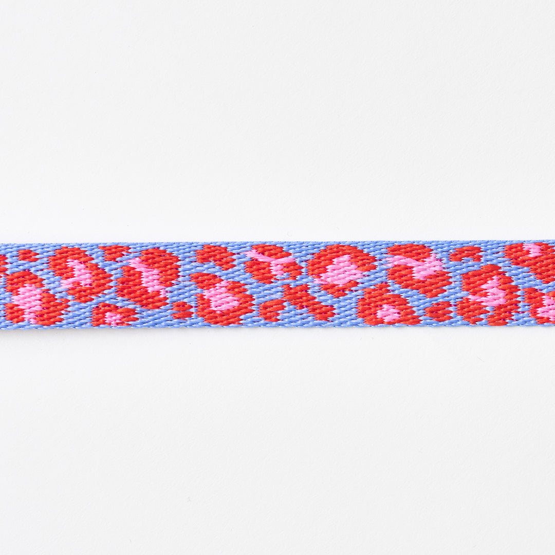 Gentle Collar Dual_Leopard Lavender Blue