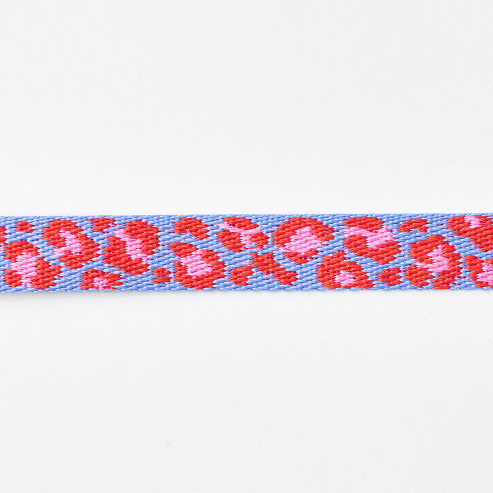 Gentle Collar Dual_Leopard Lavender Blue