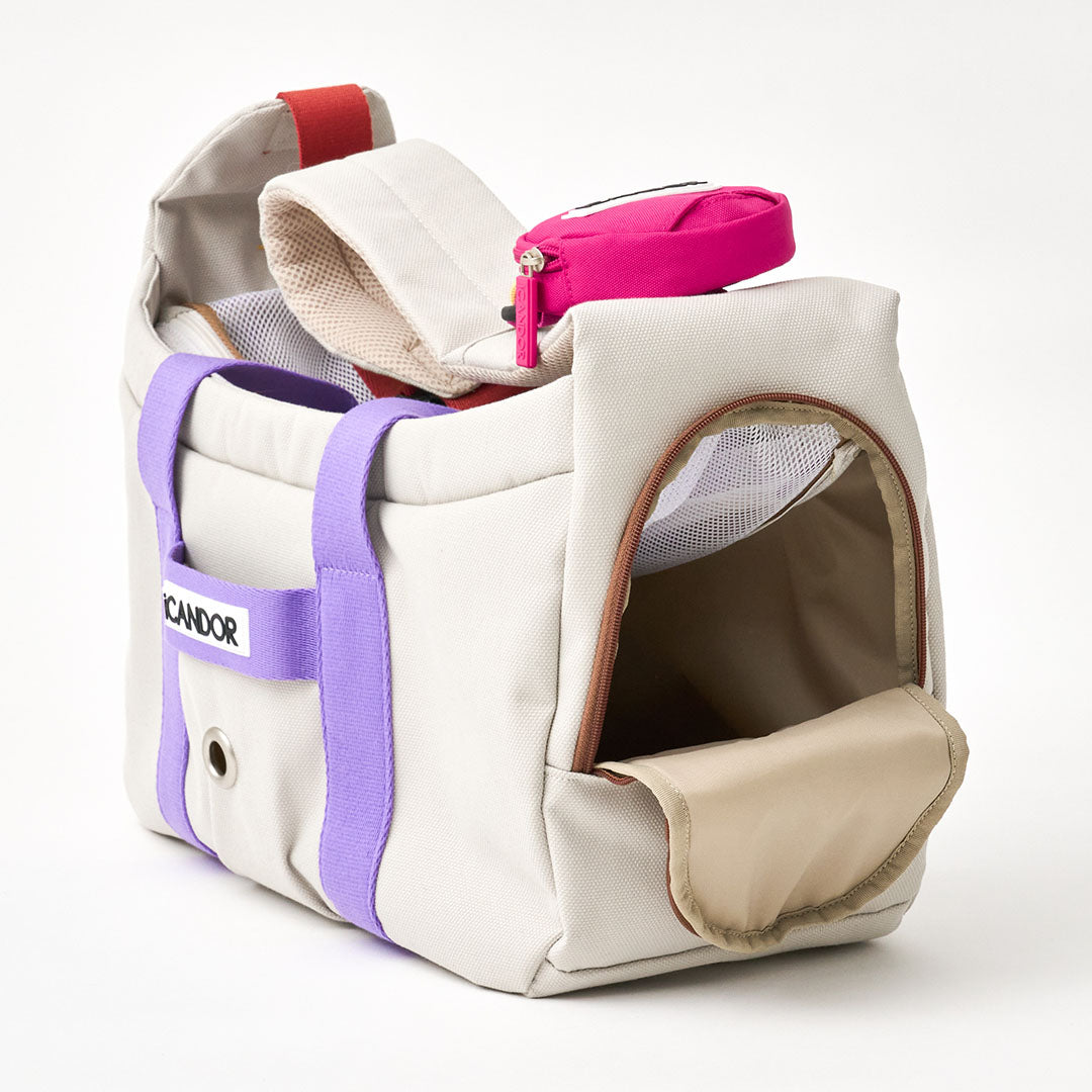 Peek-A-Boo Bag_Plum Gray