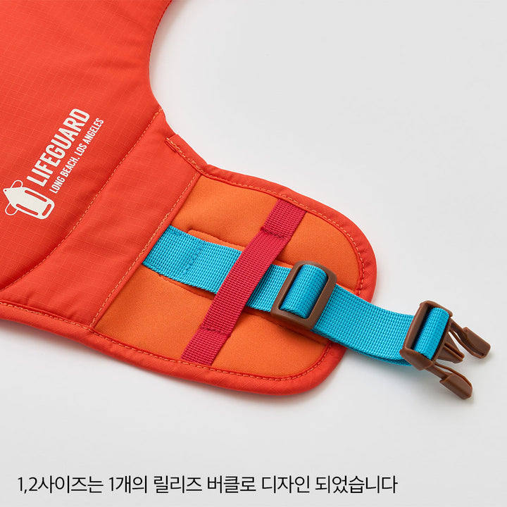 Pawsaver Life Jacket_Red Orange